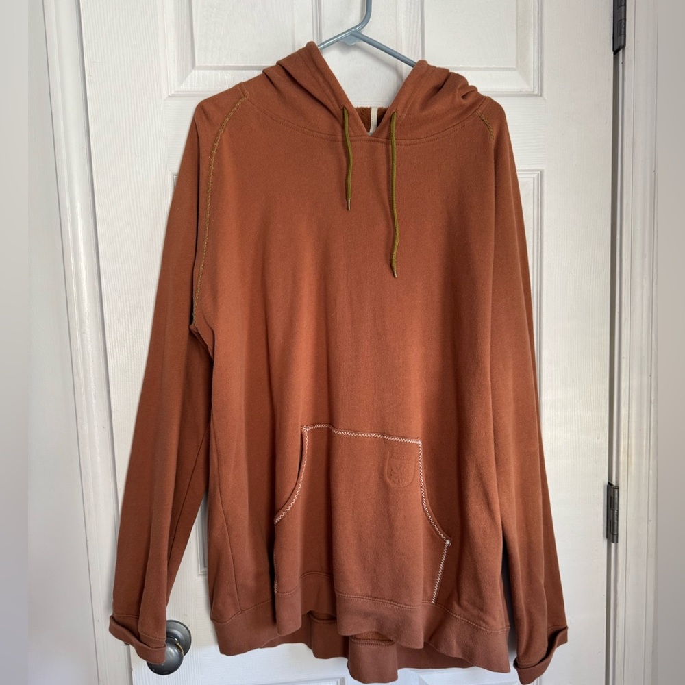 Men’s Reebok pullover hoodie. Brown. XXL